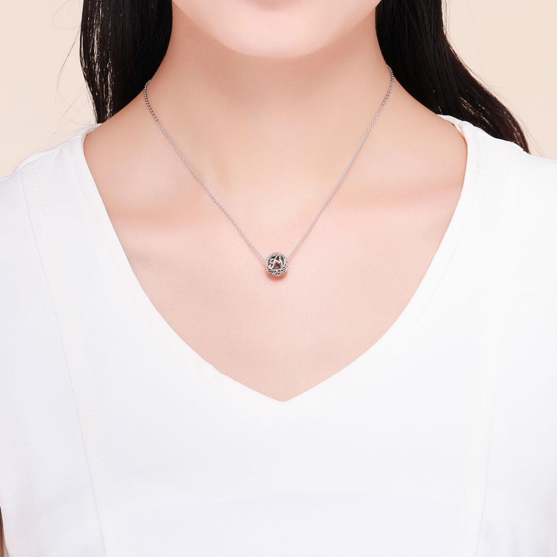 925 Sterling Silver 26 English Letter Beads For Diy Bracelets & Necklaces Style - A