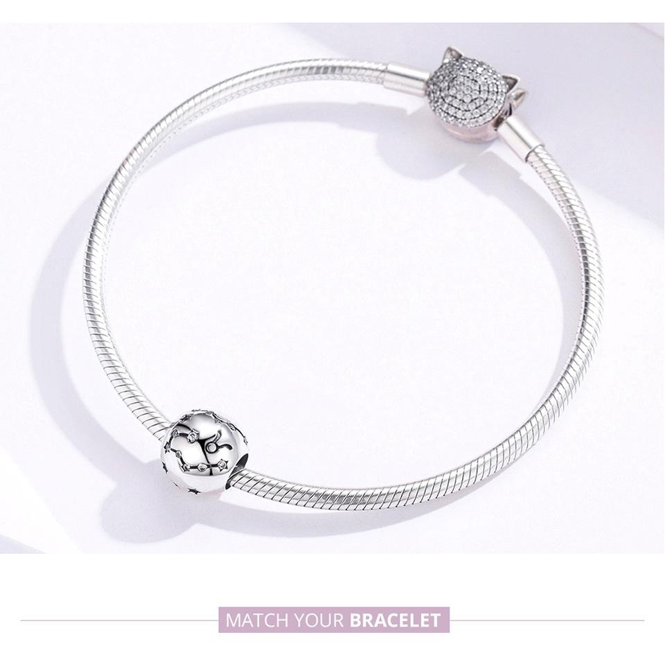 925 Sterling Silver Diy Zodiac Bracelet Beads Taurus Style - Taurus