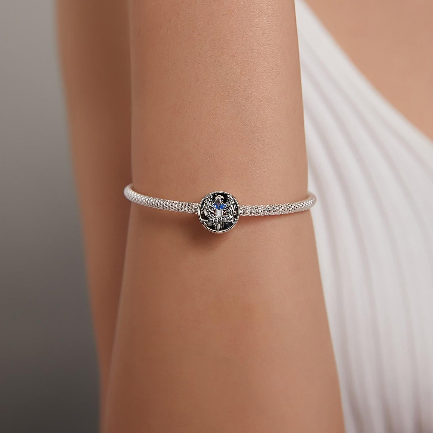 925 Sterling Silver Eagle Beads For Diy Bracelets & Necklaces