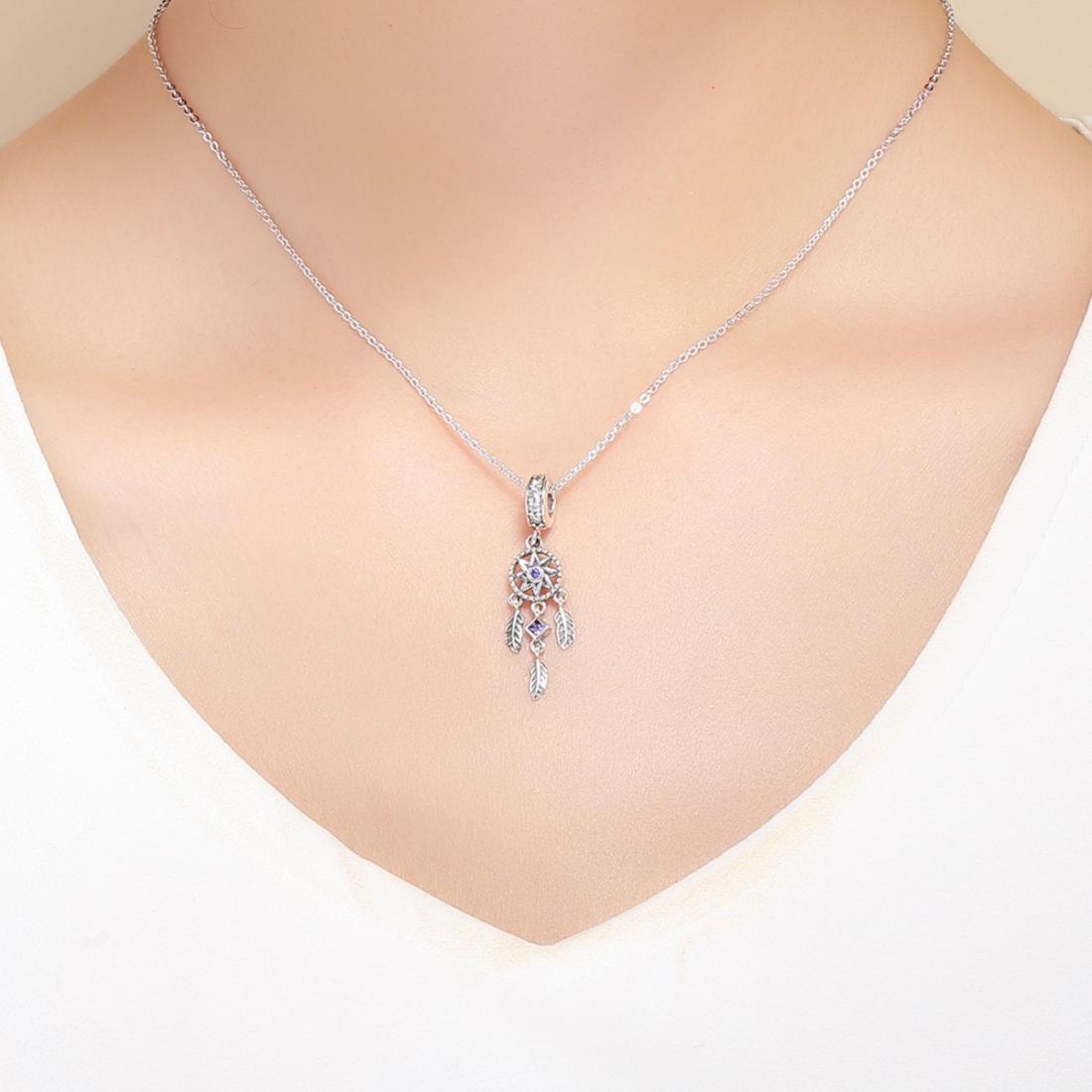 925 Sterling Silver Dream Catcher Bracelet Beads