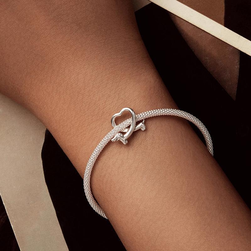 925 Sterling Silver Dachshund Bead Animal Accessory