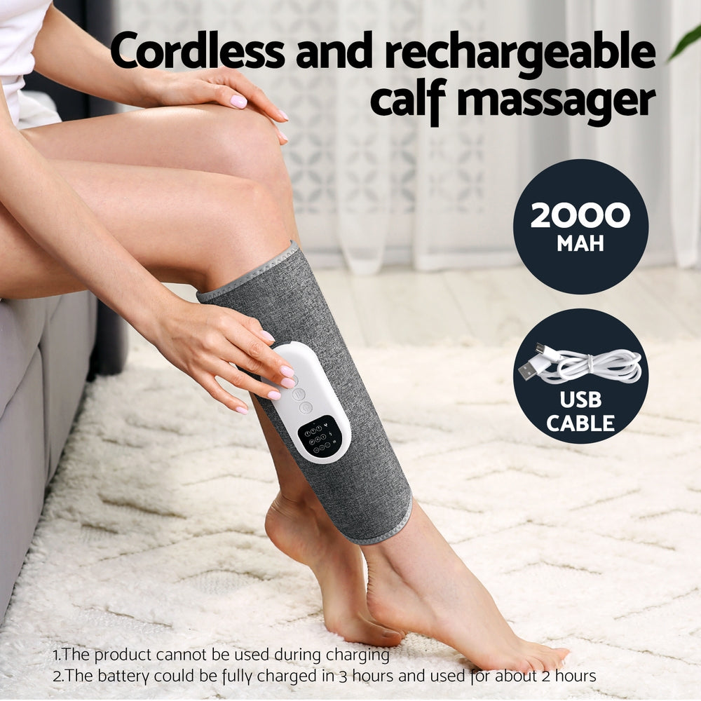 Livemor Leg Massager Heated Air Compression Calf Relaxation