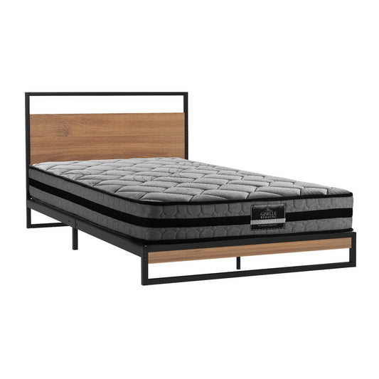Artiss  Metal Bed Frame Single Size Beds Platform with Mattress