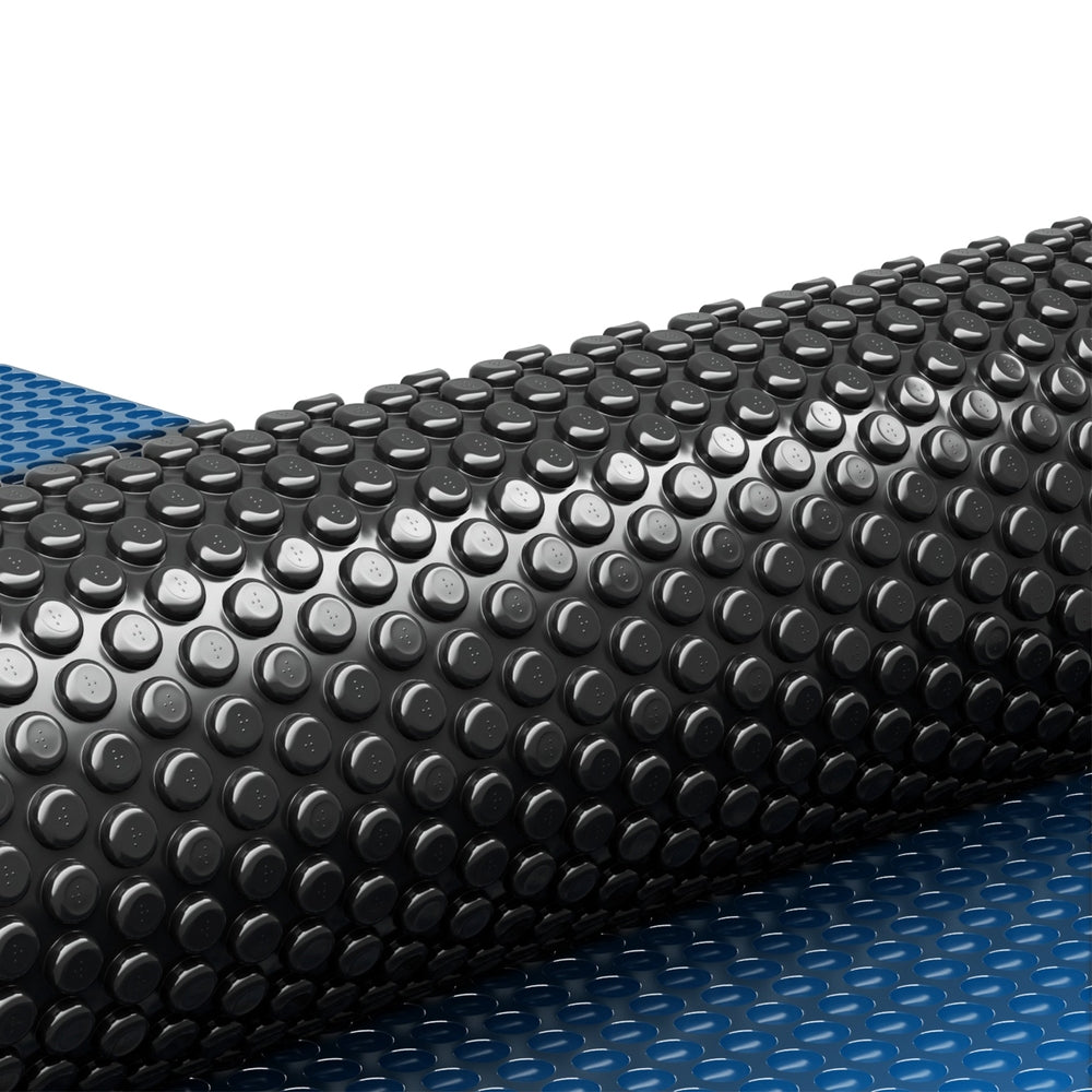 Aqua Buddy Pool Cover 600 Micron 9.5x5m Swimming Pool Solar Blanket Blue Black