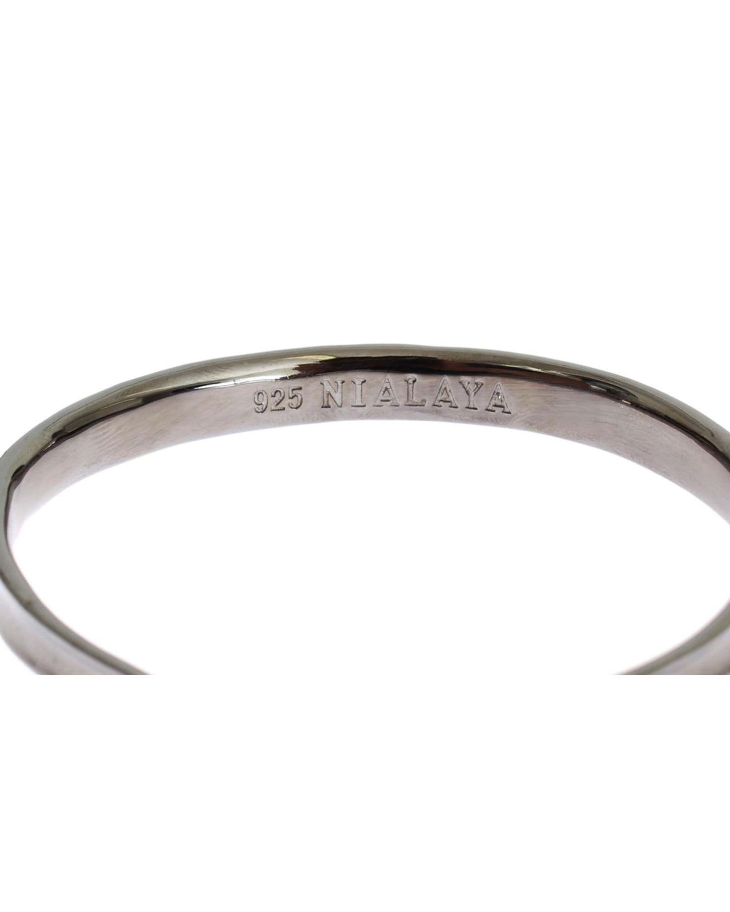 Gorgeous NIALAYA Sterling Silver Bangle S Women