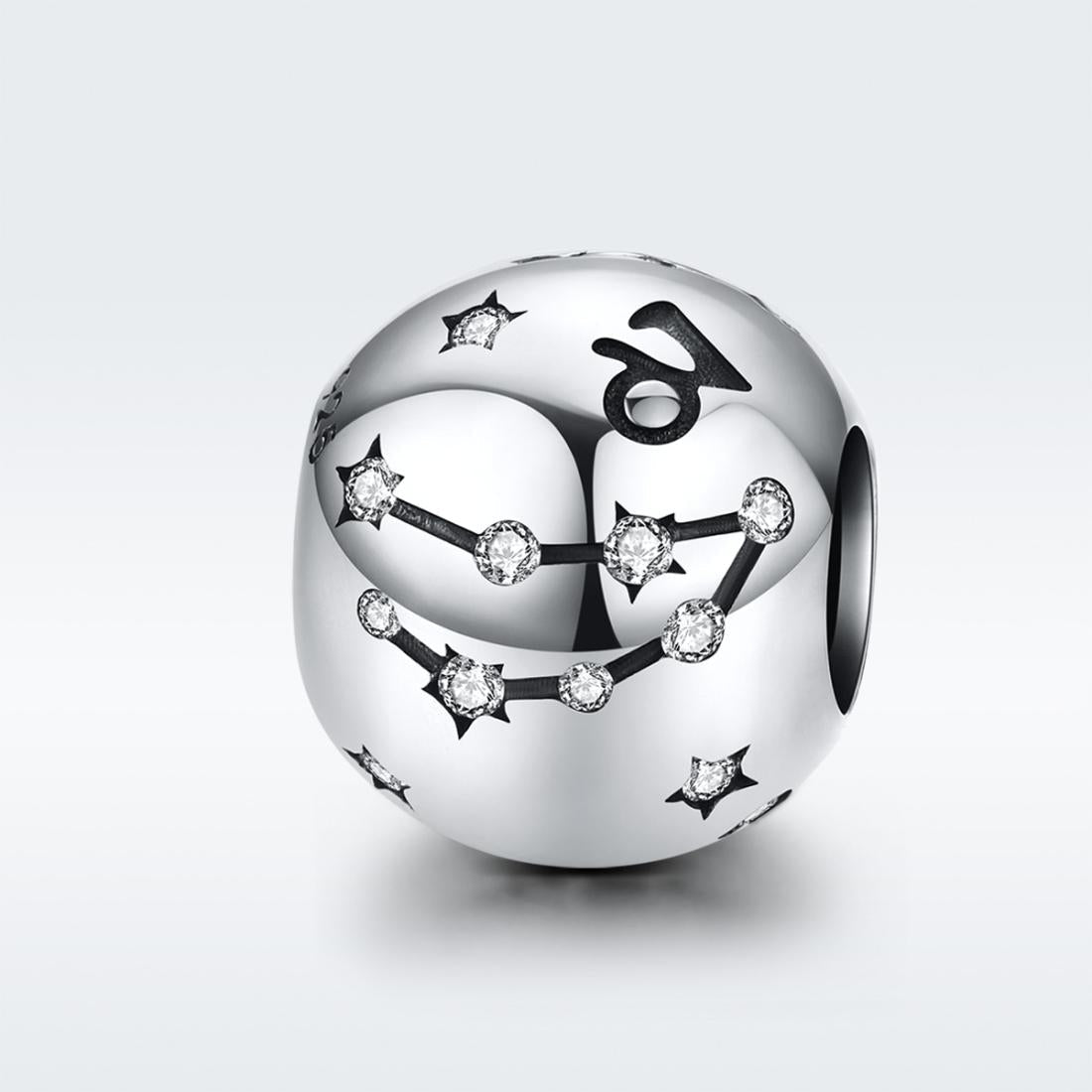 925 Sterling Silver Diy Zodiac Bracelet Beads Capricorn Style - Capricorn
