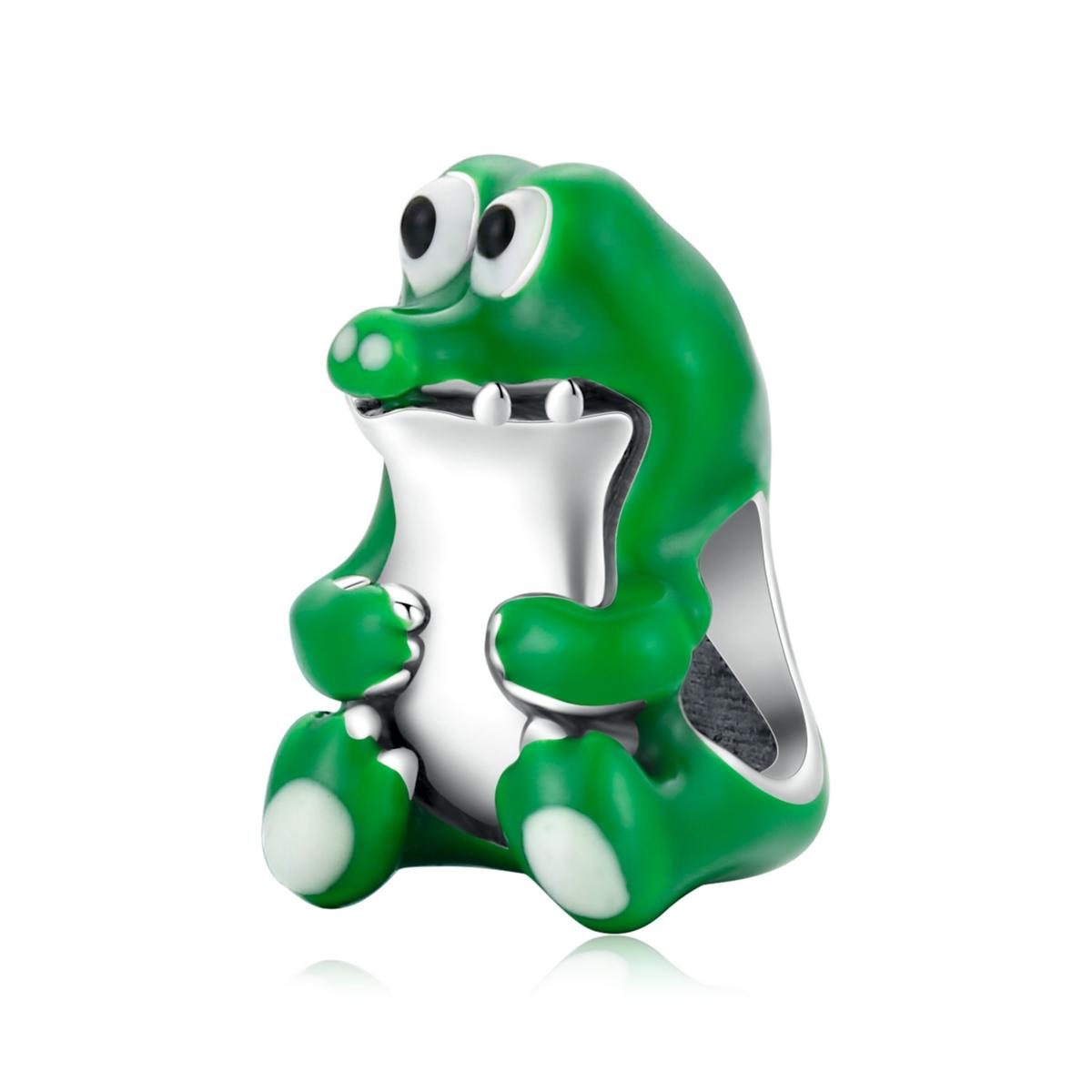 925 Sterling Silver Crocodile Beads For Diy Bracelets & Necklaces