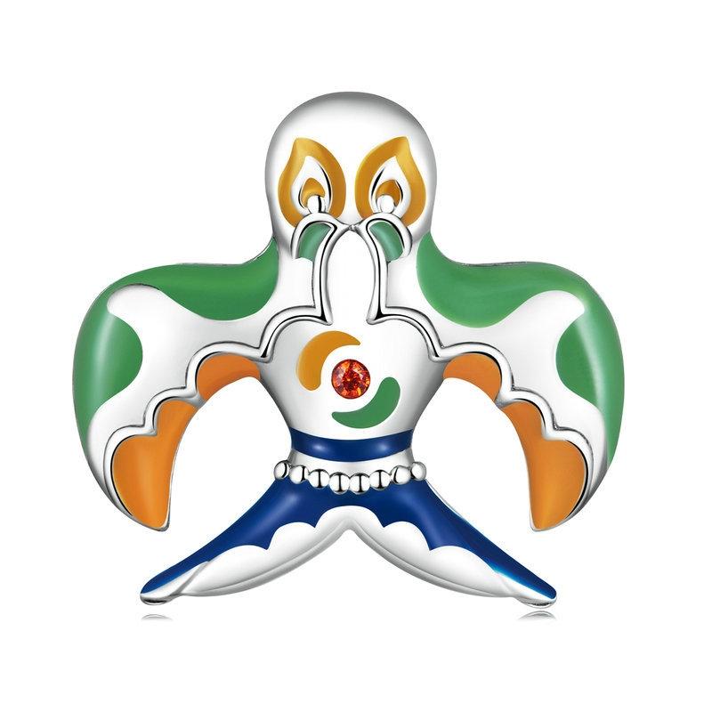 925 Sterling Silver Colorful Zircon Drop Bracelet In