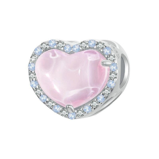 925 Sterling Silver Diy Love Beads For Valentine'S Day In