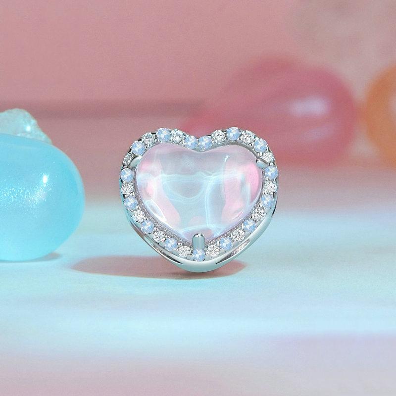 925 Sterling Silver Diy Love Beads For Valentine'S Day In