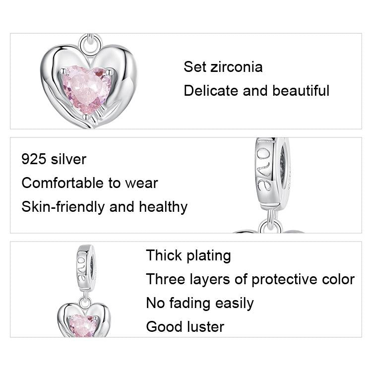 925 Sterling Silver Diy Pendant Beading Kit