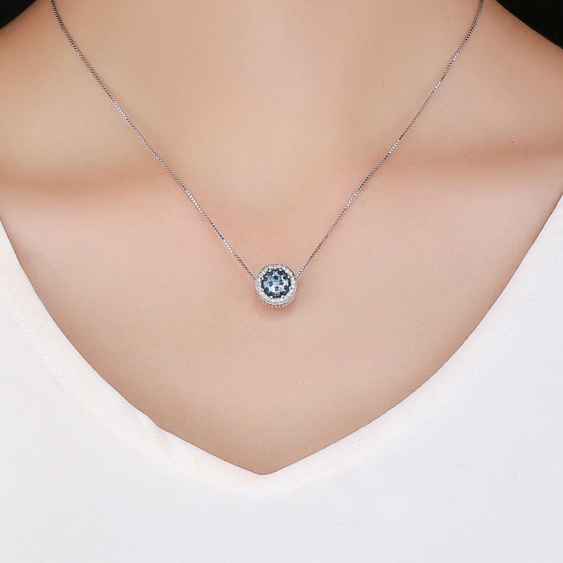 925 Sterling Silver Starry Sky Drop Oil Beads