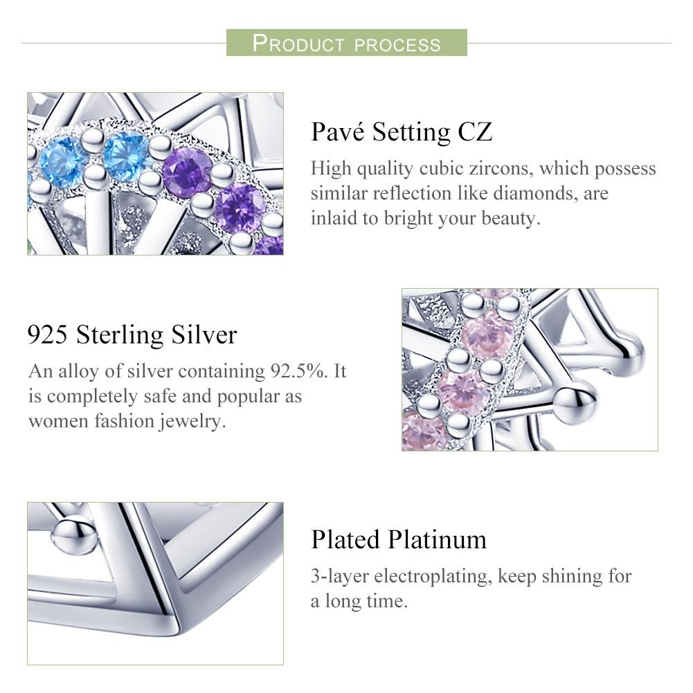 925 Sterling Silver Beaded Bracelet Diy Accessories