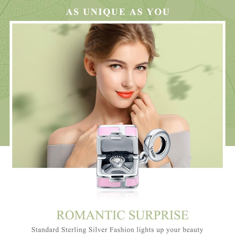 925 Sterling Silver Diy Romantic Beaded Bracelet