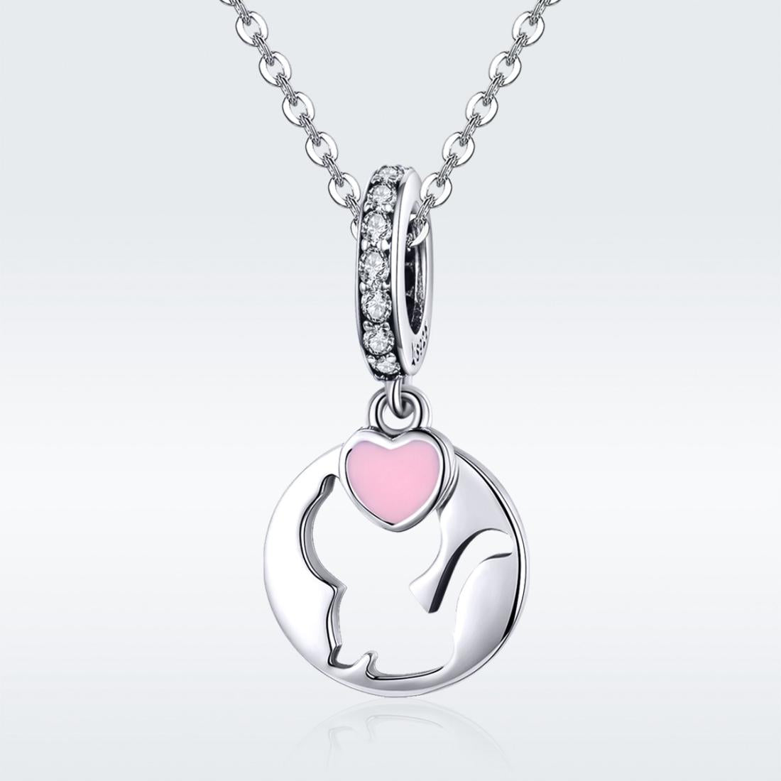 925 Sterling Silver Cat Pendant For Diy Bracelets & Necklaces Style - Pendent + Chain