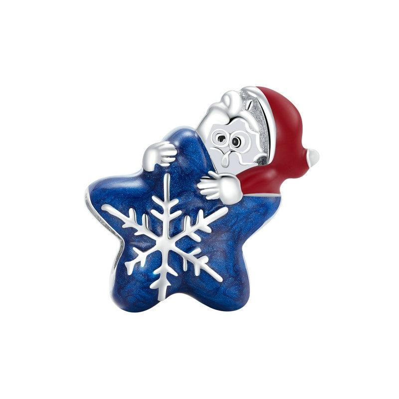 925 Sterling Silver Christmas Bead For Diy Accessories