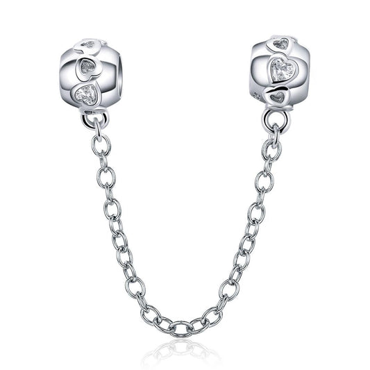 925 Sterling Silver Safety Chain Cute & Versatile