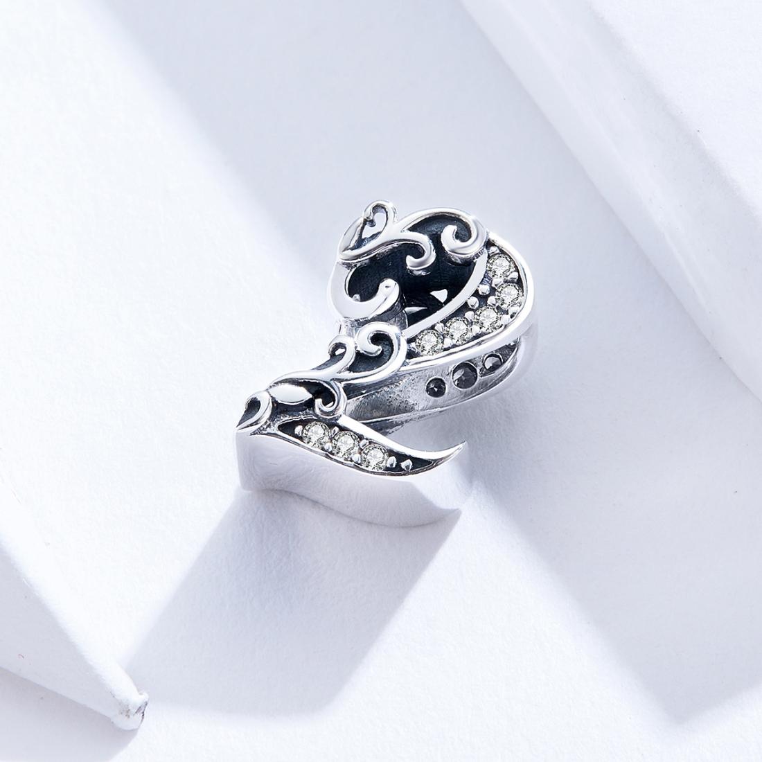 925 Sterling Silver Relief Number Series 0 9 Beads For Diy Bracelets And Necklaces Style - 2