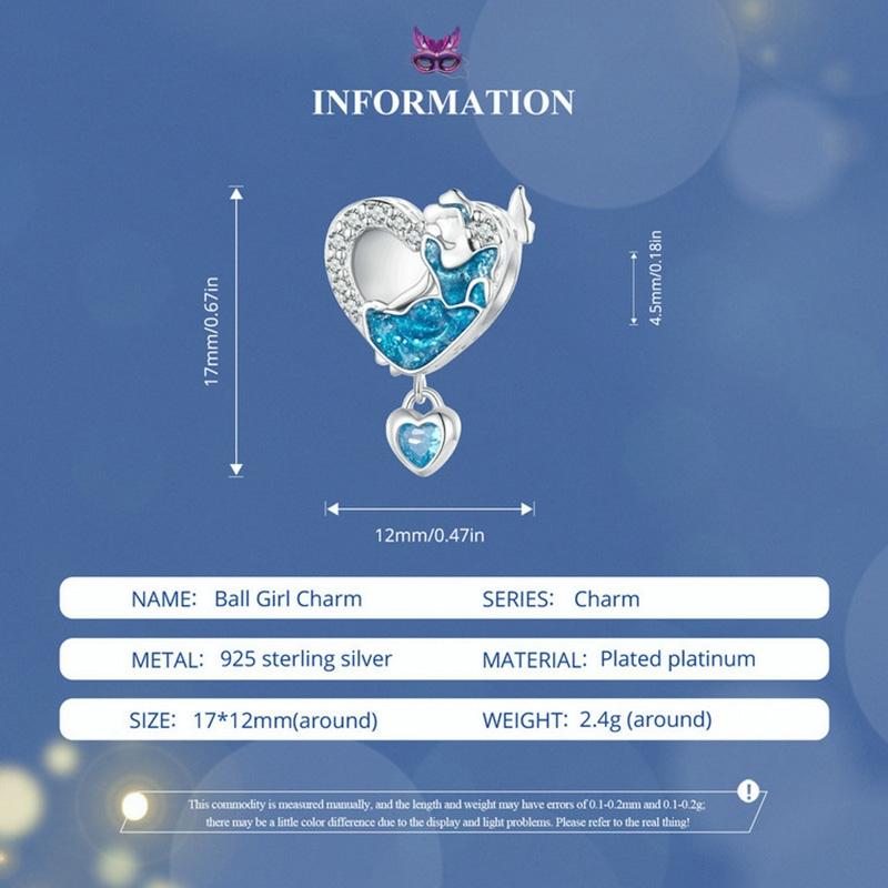 925 Sterling Silver Diy Heart Shaped Necklace Pendant