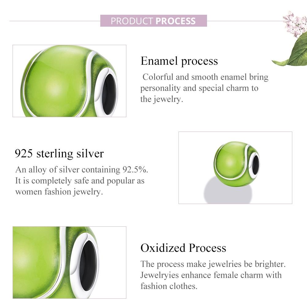 925 Sterling Silver Green Beaded Bracelet / Necklace Set