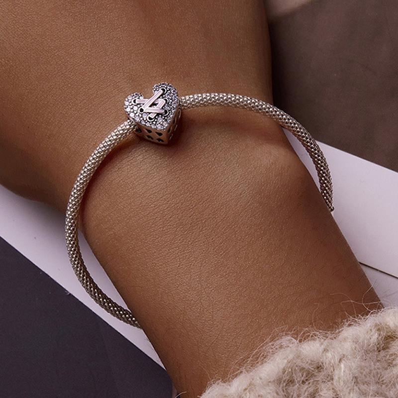 Diy Pearl Pink Bracelet Box Retro Fantasy Pendant