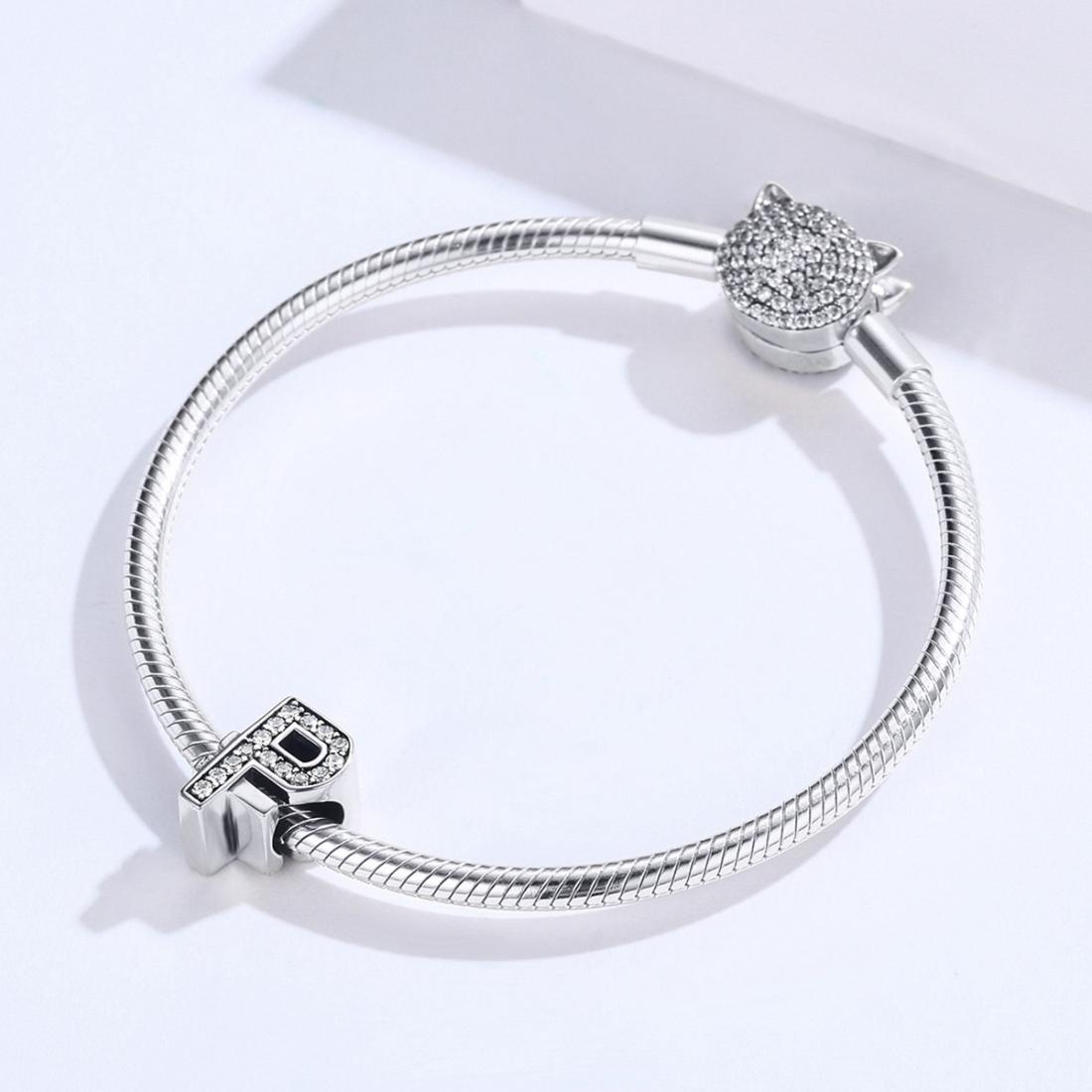 925 Sterling Silver Ruble Bead Pendant For Diy Bracelets & Necklaces