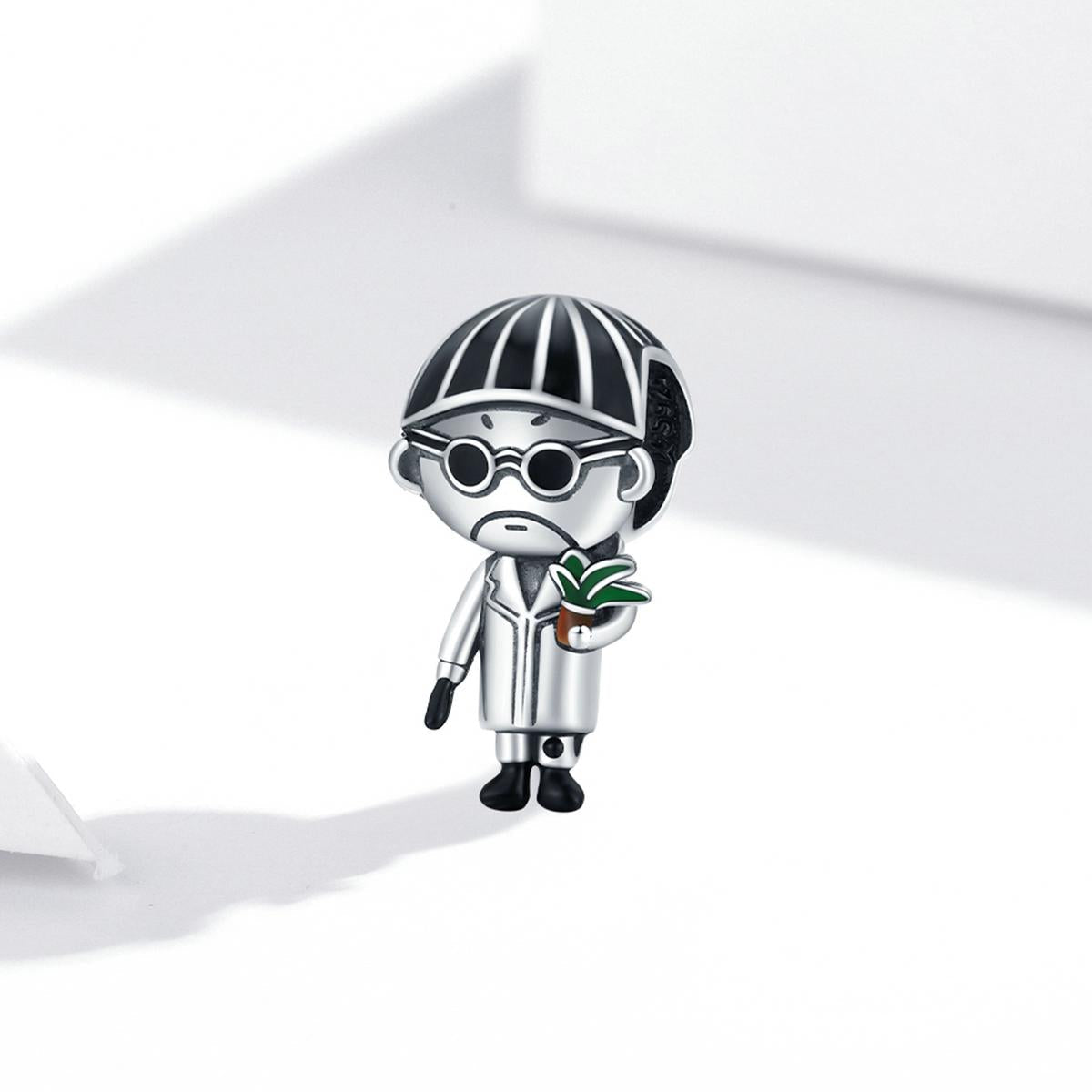 925 Sterling Silver Uncle Bead For Diy Bracelets & Necklaces