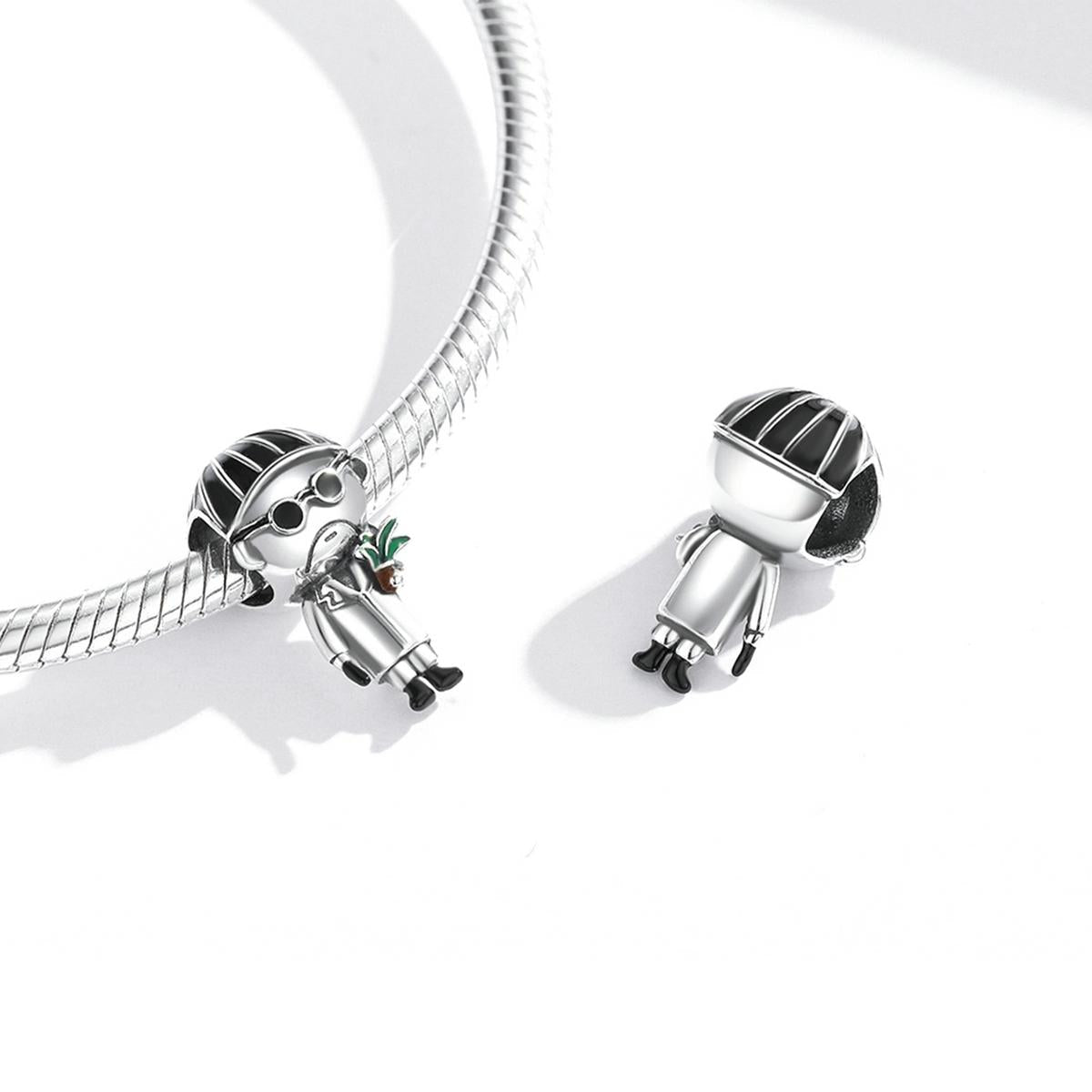 925 Sterling Silver Uncle Bead For Diy Bracelets & Necklaces