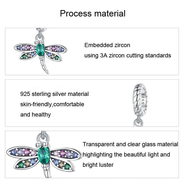 Zircon Dragonfly Beaded Accessory