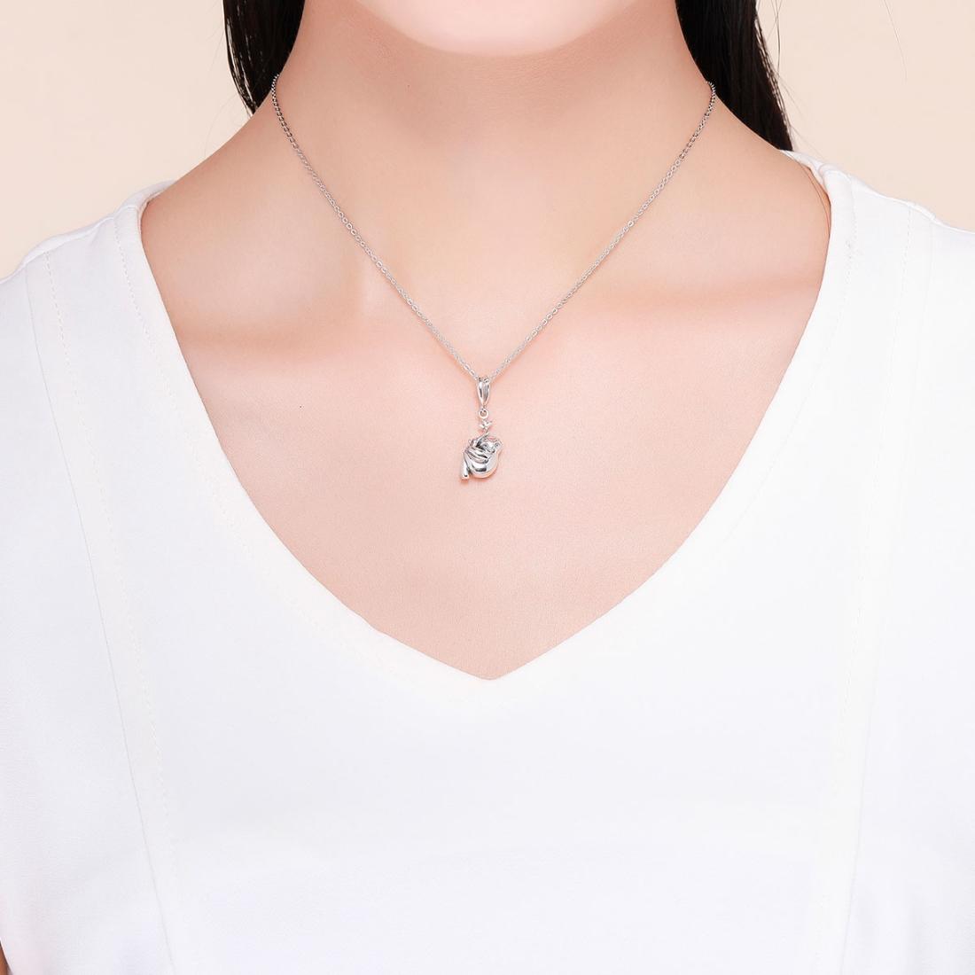 925 Sterling Silver Sloth Bead For Diy Bracelets