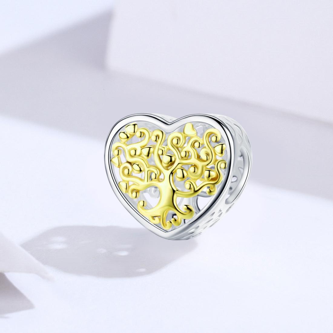 925 Sterling Silver Diy Bracelet Accessories Heart Beads