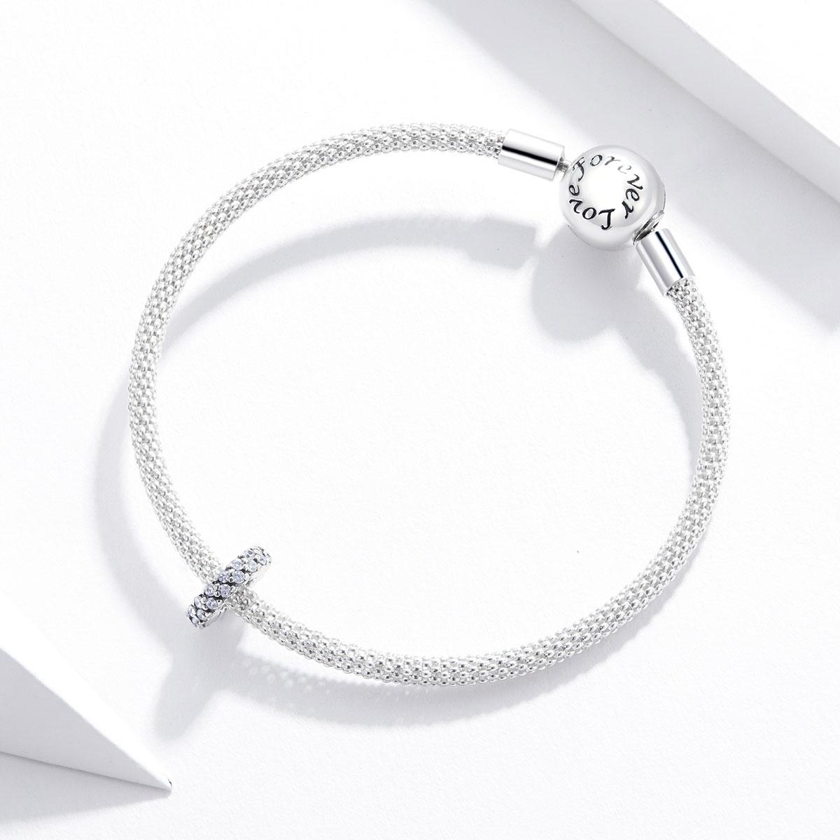 925 Sterling Silver Sparkling Winter Zircon Beads For Diy Bracelets & Necklaces