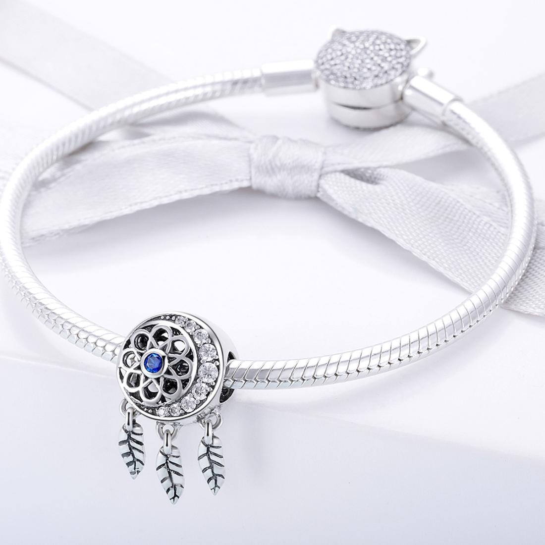 925 Sterling Silver Hollow Bead Bracelet Accessories