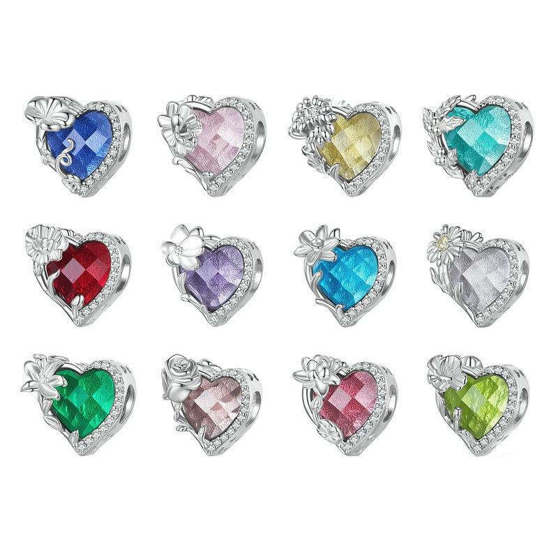 925 Sterling Silver June Birthstone Bracelet Bsc660 Beaded Love Pearl Accessory Style - June