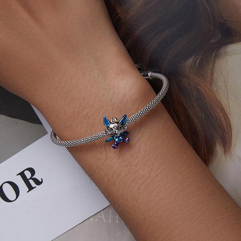 925 Sterling Silver Oil Drip Bracelet Accessory