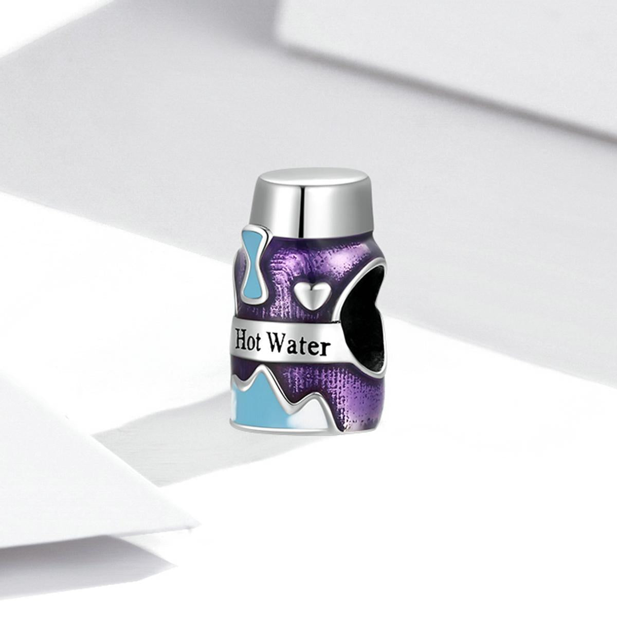 925 Sterling Silver Mini Vacuum Cup Beads For Diy Bracelets & Necklaces