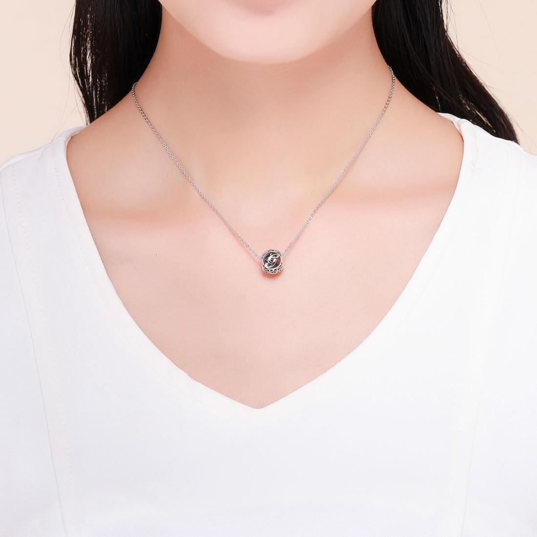 925 Sterling Silver 26 English Letter Beads For Diy Bracelets & Necklaces Style - G