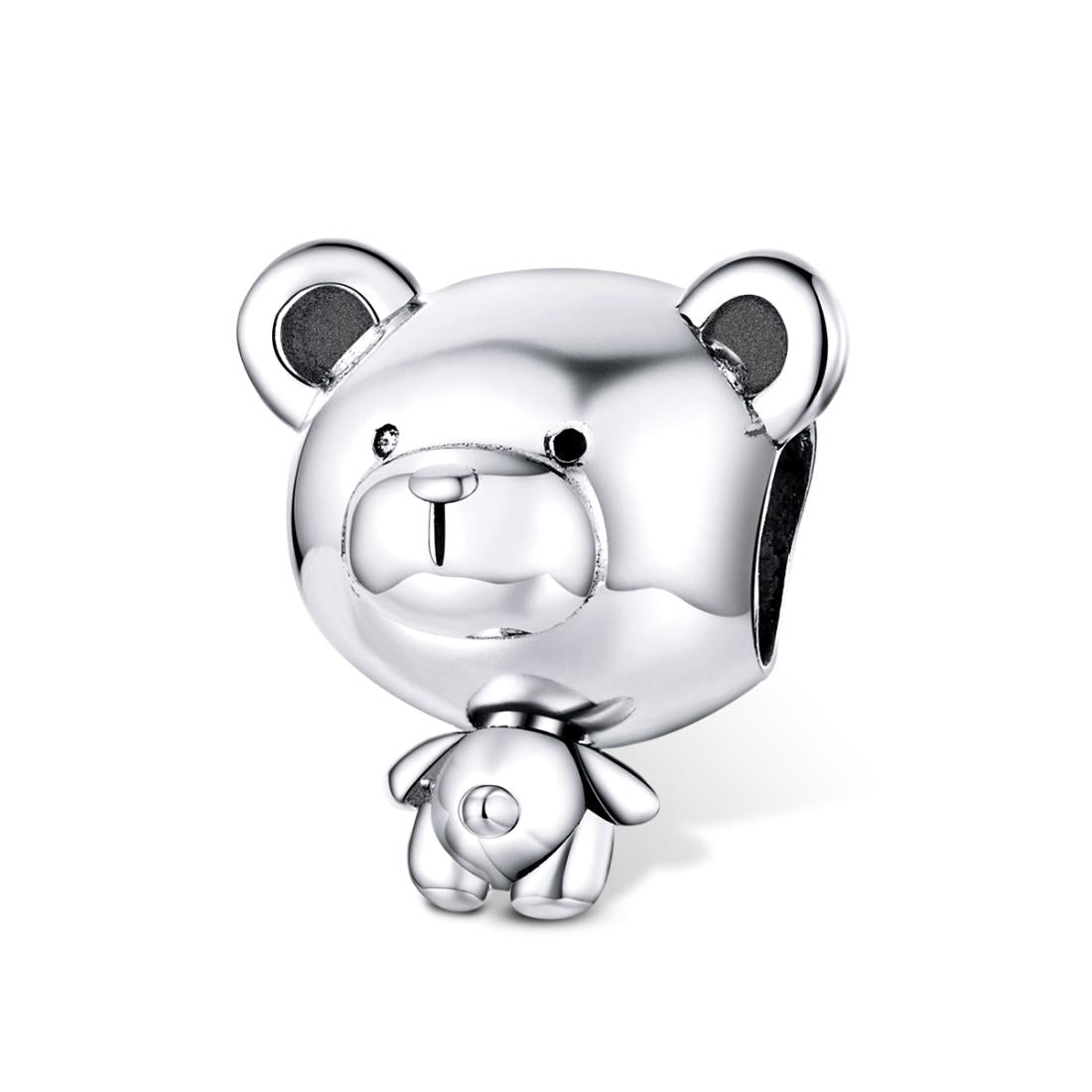 925 Sterling Silver Bear Bead Bracelet Accessories