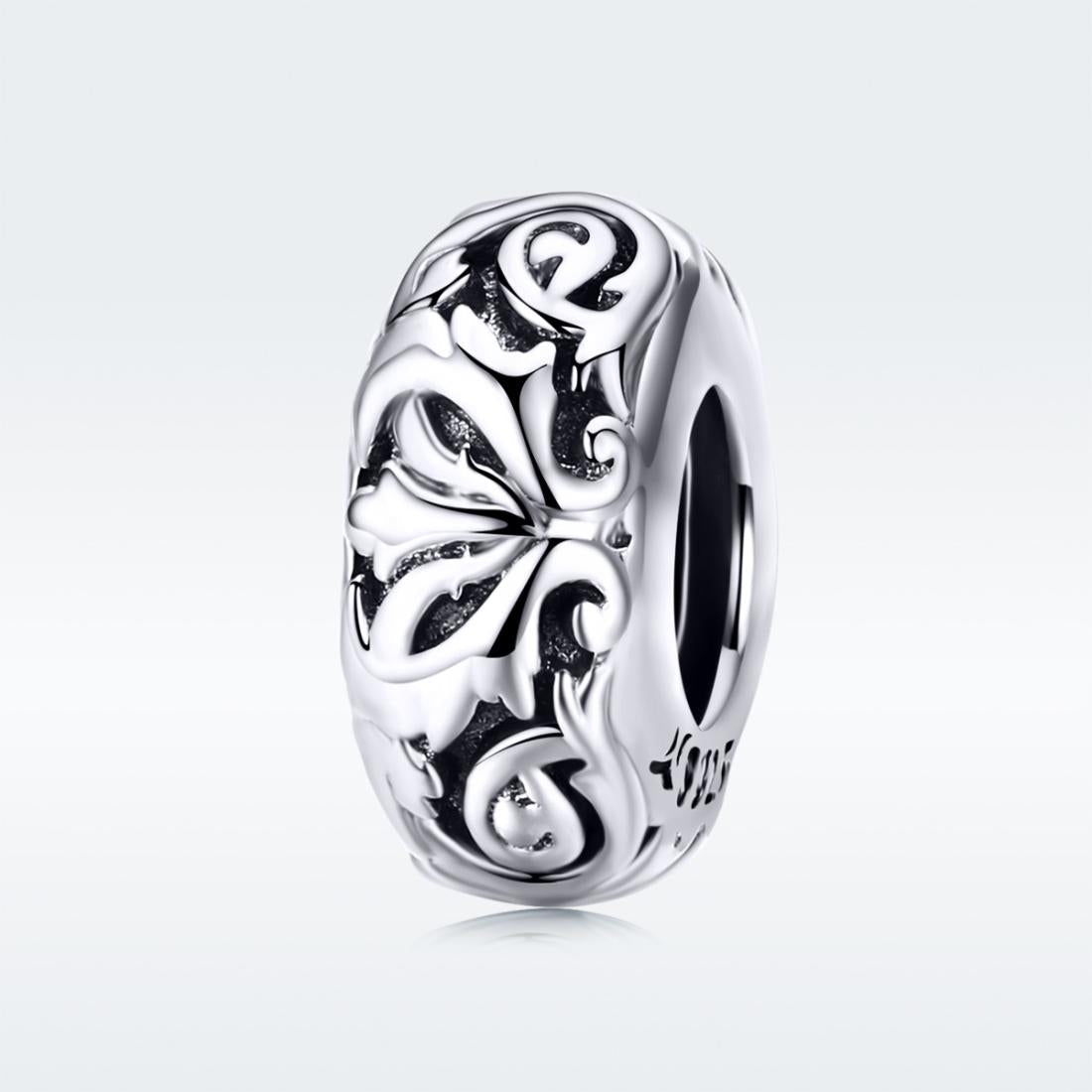 925 Sterling Silver Flower Beads Bracelet Hollow Pattern