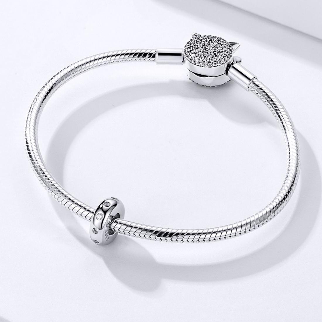 925 Sterling Silver Zircon Beaded Bracelet Accessories