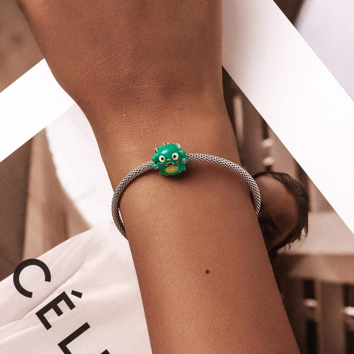 925 Sterling Silver Monster Beads For Diy Bracelets & Necklaces