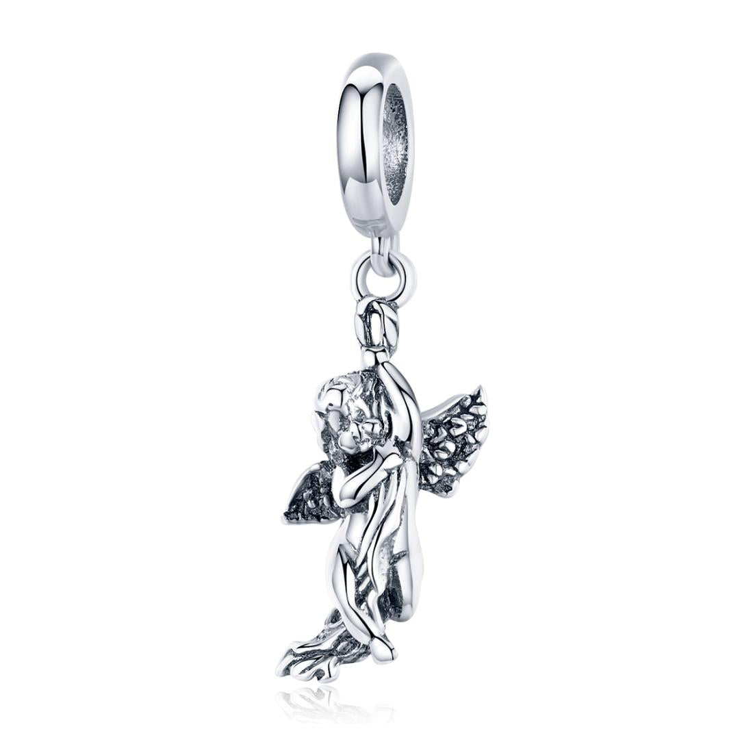 925 Sterling Silver Handmade Cupid Pendant Diy Accessory