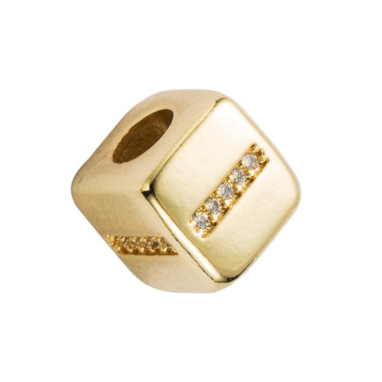 Brass Micro Inlaid Couple Red String Diy Bracelet Style - I