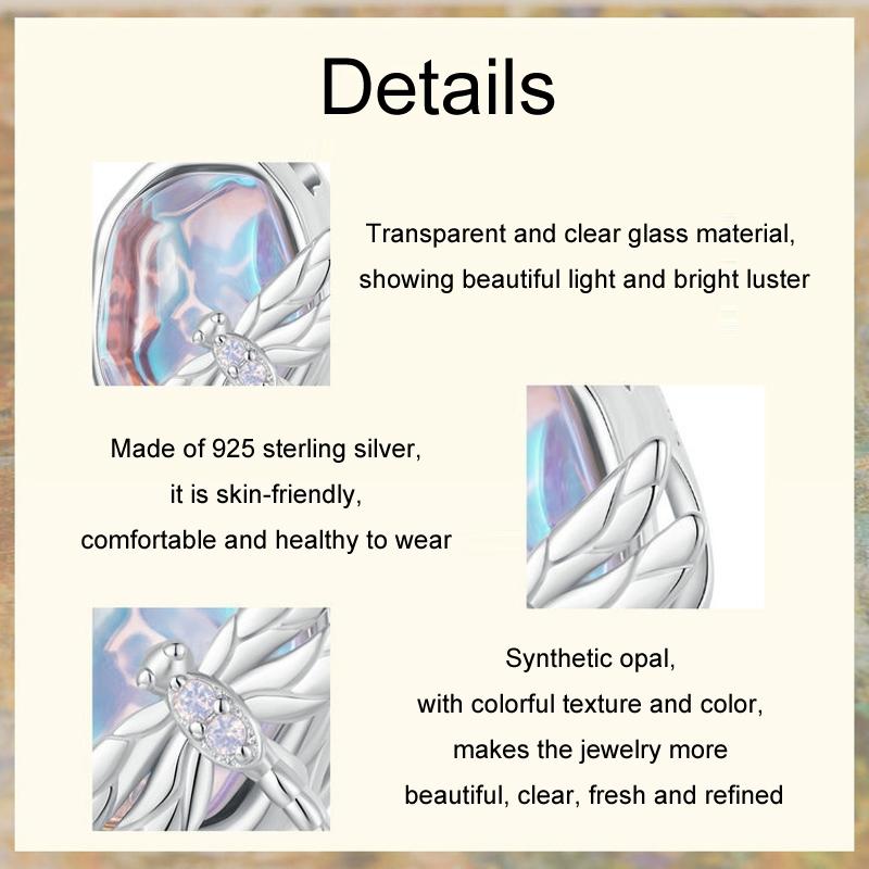 925 Sterling Silver Dragonfly Diy Beads