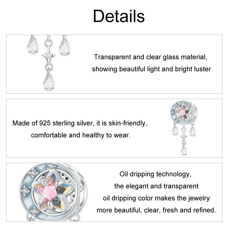 925 Sterling Silver Dreamcatcher Tassel Beads