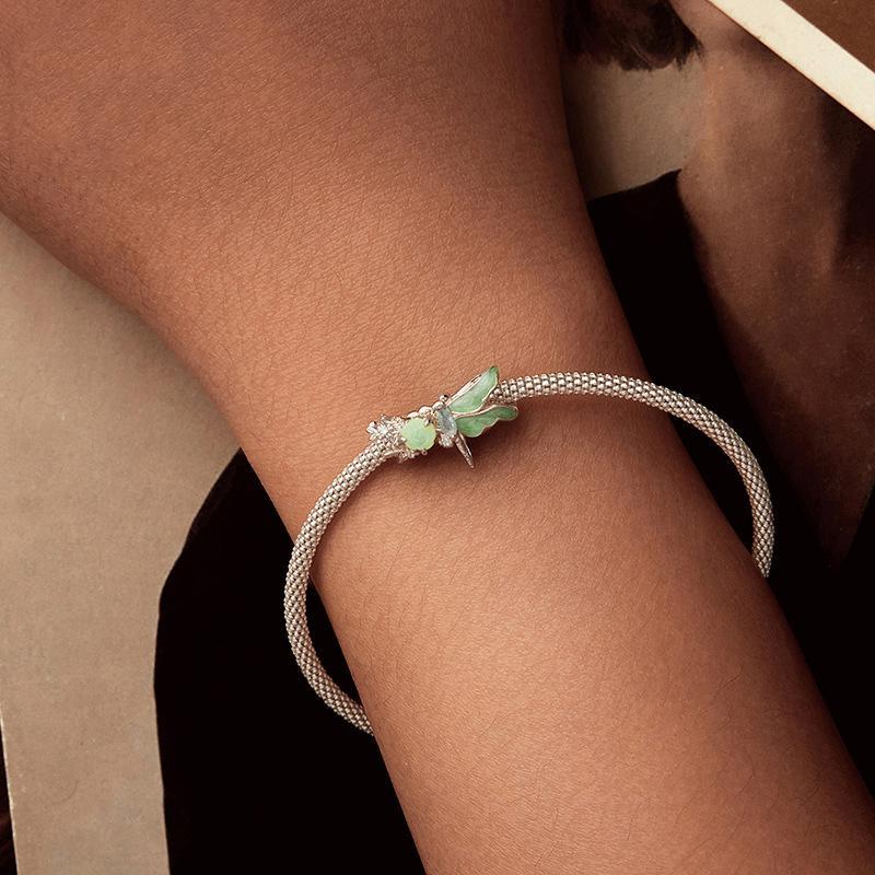 925 Sterling Silver Dragonfly Animal Bead