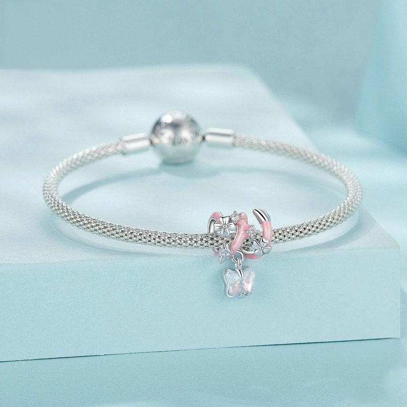 925 Sterling Silver Fantasy Butterfly Beads