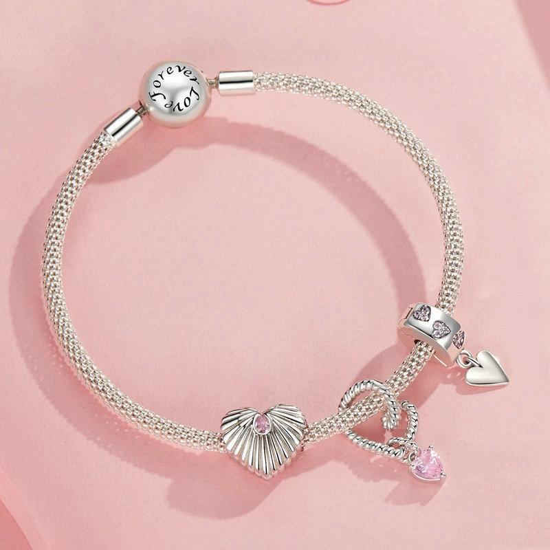 925 Sterling Silver Diy Love Beads