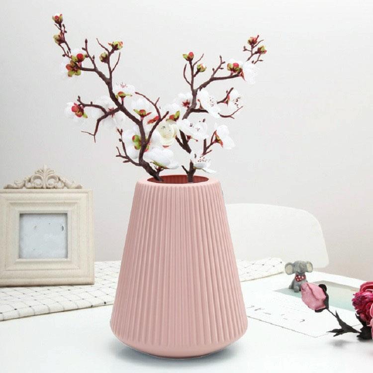 Decorative Wet and Dry Flower Vases for Creative Home Furnishings - Pink
