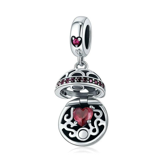 925 Sterling Silver Zircon Pendant With Parts - Scc689-A